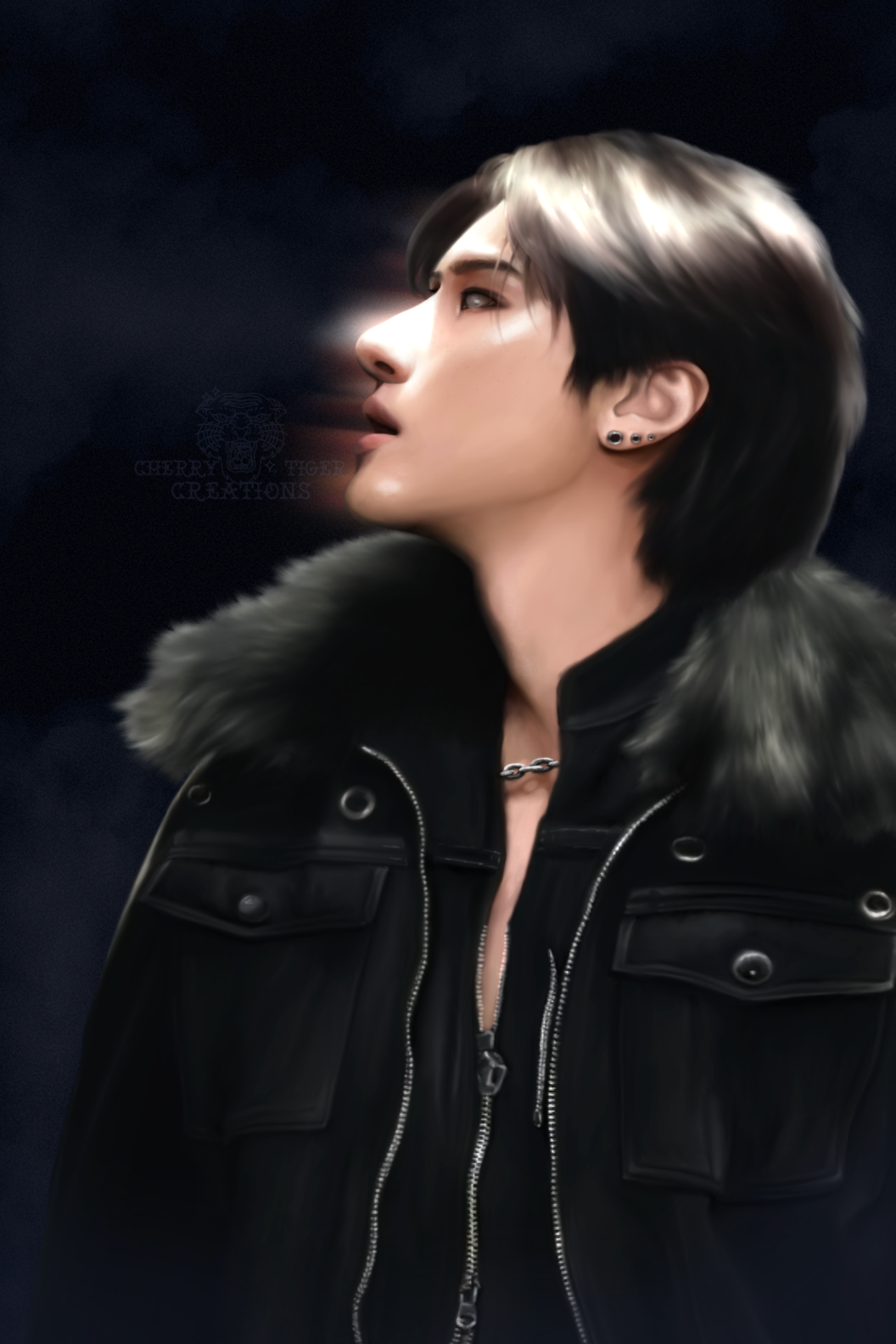 Changkyun Black Print
