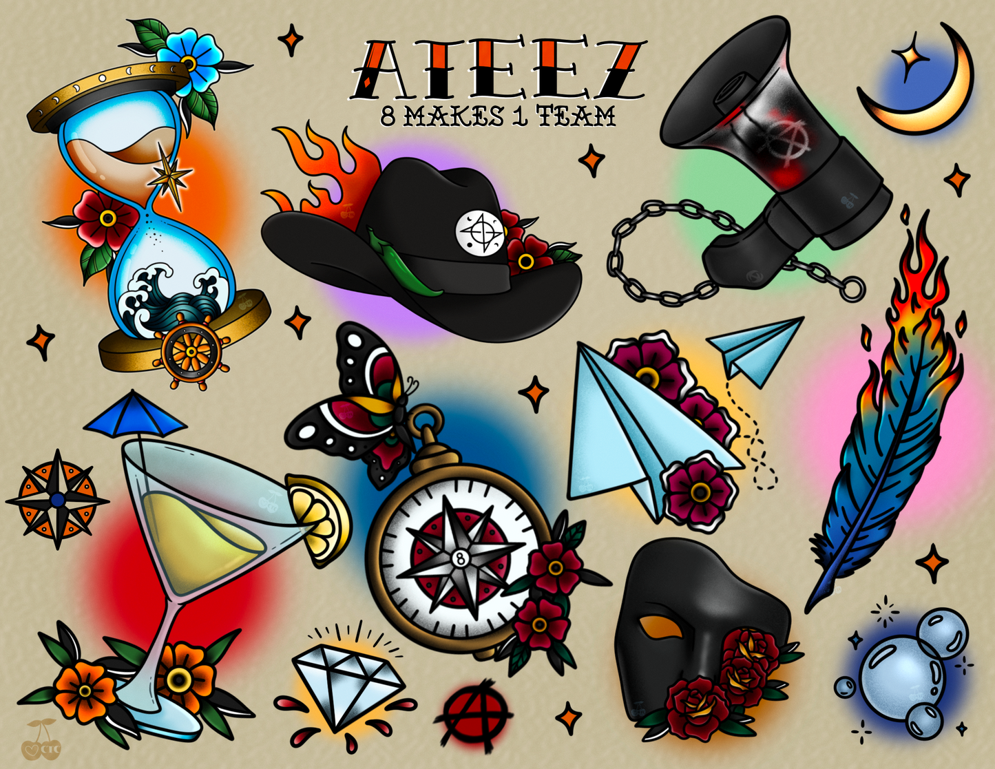 Ateez Flash Sheet