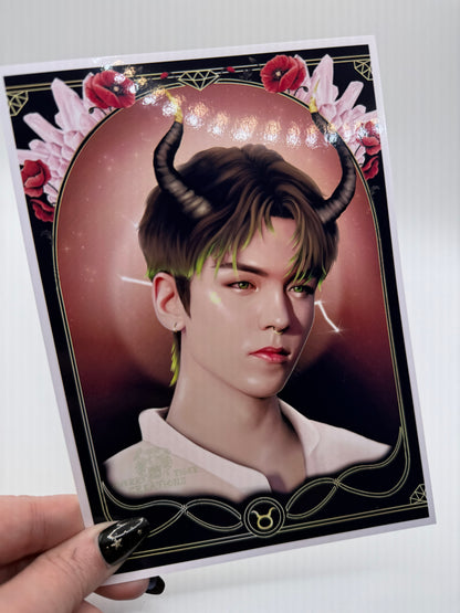 Vernon Taurus Astrology Print