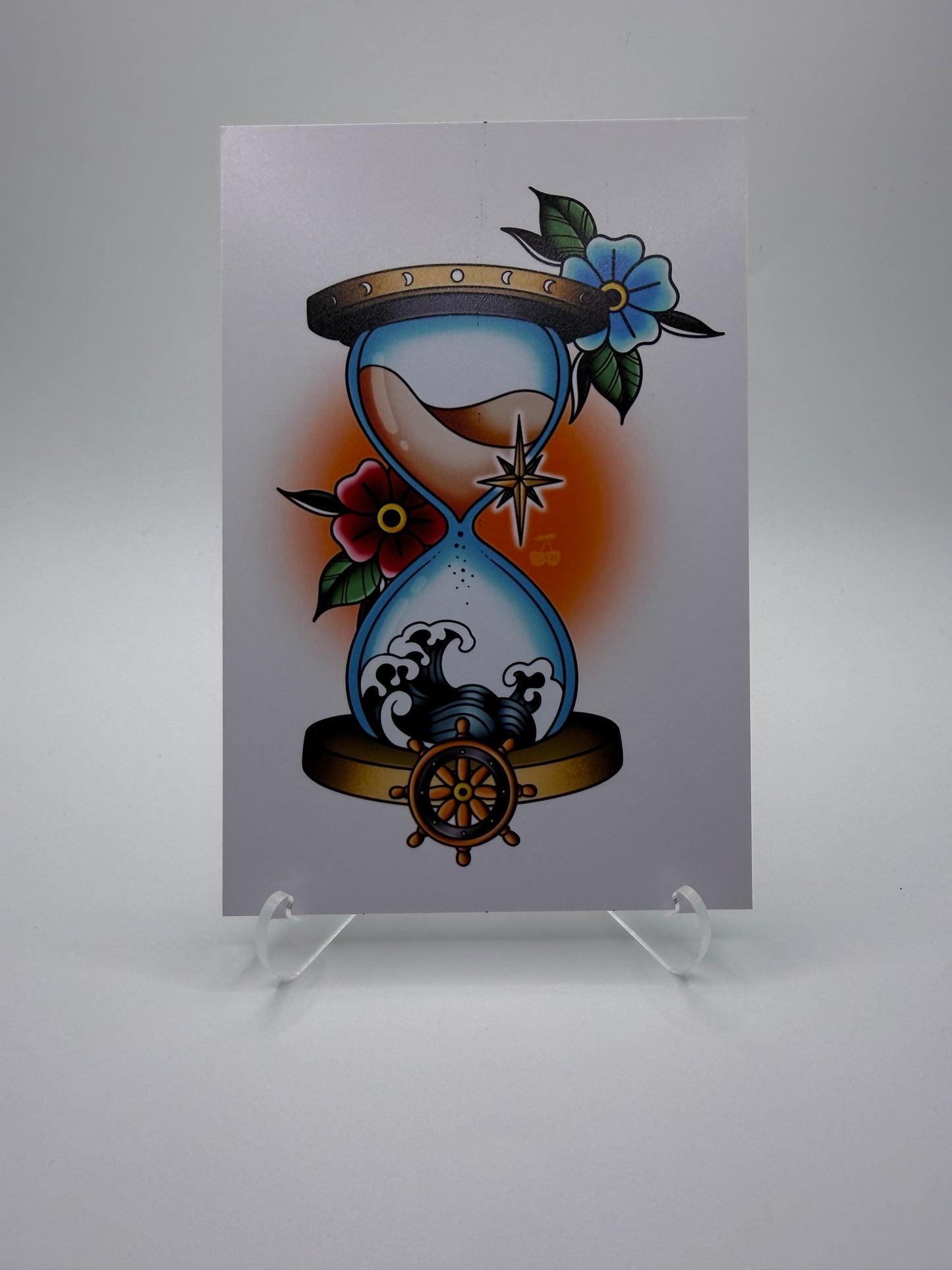 Ateez Fever Hourglass Flash Print