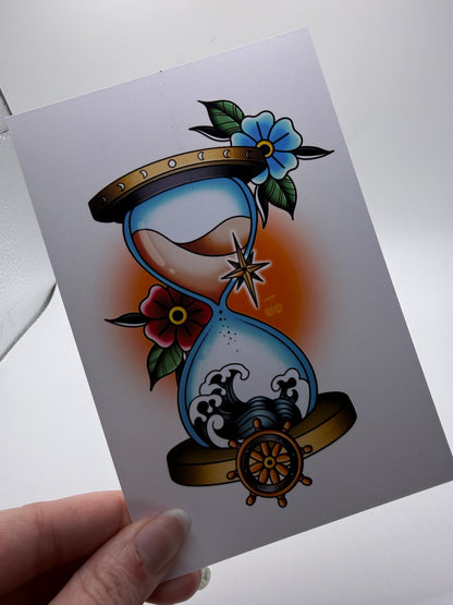 Ateez Fever Hourglass Flash Print