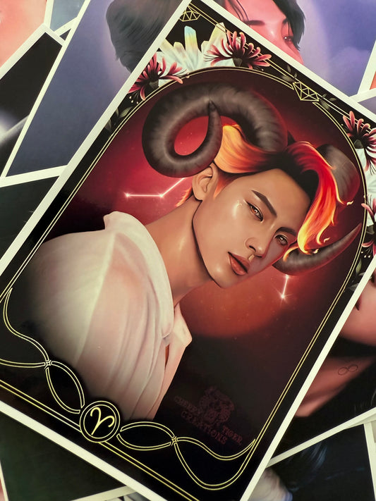 Mingyu Aries Astrology Print