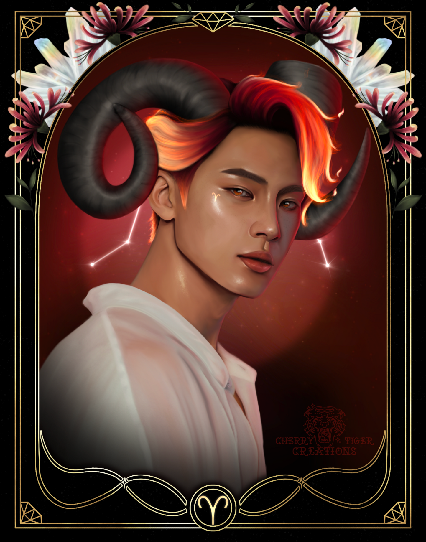 Mingyu Aries Astrology Print